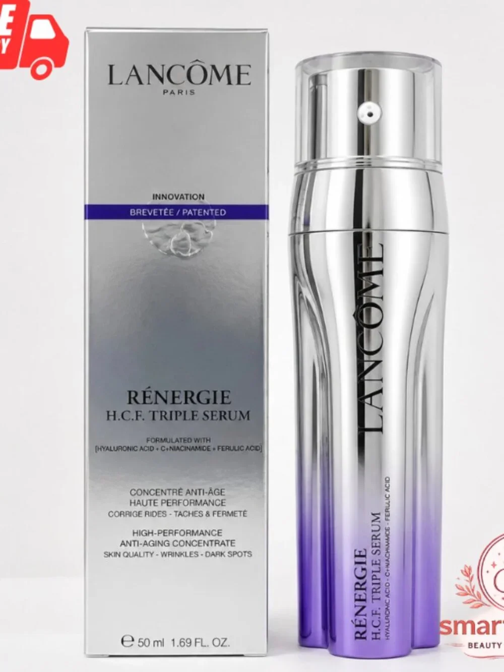 Lancome Renergie H.C.F Triple Serum ANTI-AGING 1.7oz /50mL FULL SZ SEAL BOX